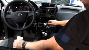 Установка магнитолы TEYES на LADA Largus 2021