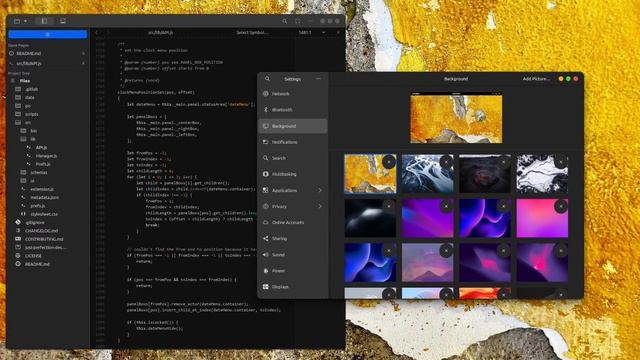 Desktop Cube GNOME Shell Extension With Just Perfection and Blur my Shell смотреть онлайн