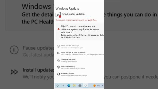 #shrots  How to update windows 10 on laptop || update windows 10