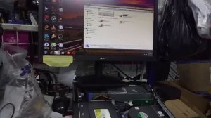 Testing pci-expres x1 Lan card Realtek RTL 8168 / 8111 di pasang di MOBO Slot pci-expres x16