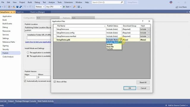 How to Create Setup.exe file in Visual Studio