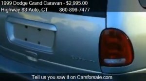 1999 Dodge Grand Caravan SE - for sale in Vernon Rockville,