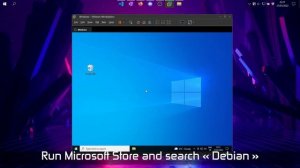 How to install Debian on Windows 10 WSL subsystem without graphic