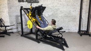 DEXsport.ru| Обзор комбинированного тренажера AD-011 Жим ногами + Гакк-машина