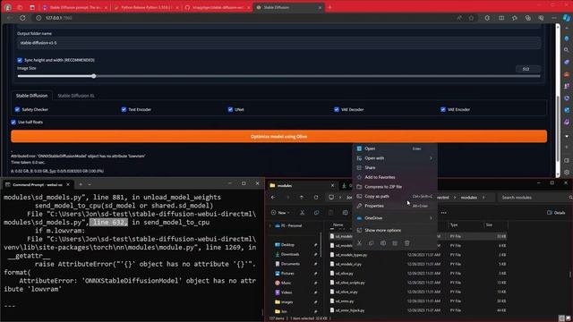 How to fix Automatic1111 DirectML on AMD 12/2023!  Fix broken stable diffusion setup for ONNX/Olive