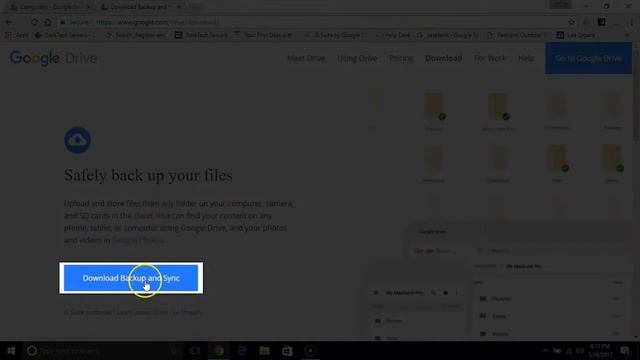 Download and Install The New Google Backup and Sync Utility from Google Drive