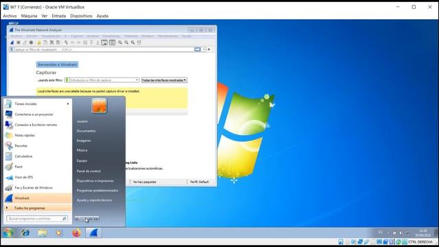 WireShark Windows7 32bit portable