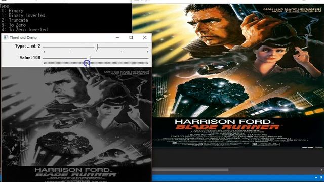 OpenCV Threshold test