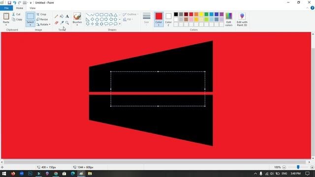 How To Draw Windows 10 Logo Using MS Paint | How To Draw On Your Computer