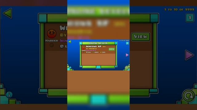 Необычные уровни в Geometry dash | Windows XP☺️