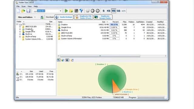Check Folder Sizes Quickly In Windows With Folder Size Program