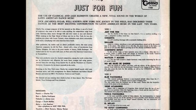 Tosca pachanga - Charles Fox and his Charanga смотреть онлайн