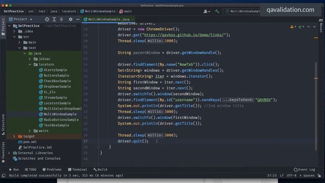 How to switch to multiple browser windows or popups & automate using selenium java