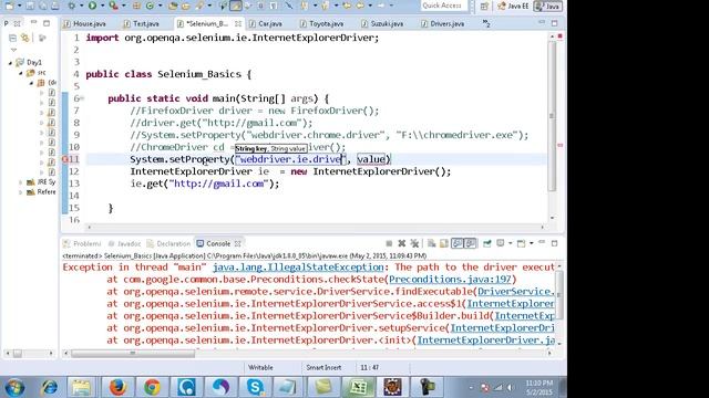 Selenium WebDriver Training Tutorial Class Day 3
