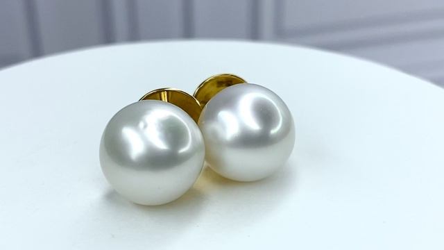 Золотые серьги с жемчугом 750 пробы смотреть онлайн