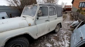 ЧУТЬ НЕ ЗАМЕРЗ В ДОРОГЕ! СЕРЬЕЗНАЯ ПОЛОМКА! | Новая жизнь старому УАЗ | Убитый УАЗ 469