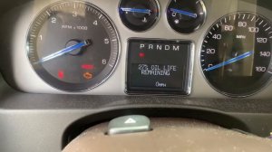 How to RESET oil change counter on GM, CADILLAC Escalade 2007 - 2015