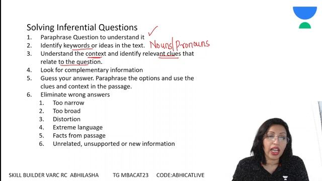 Inferential Questions | MBA Skill Builder | VARC Ep-4 | MBA 2023 | CAT Exam