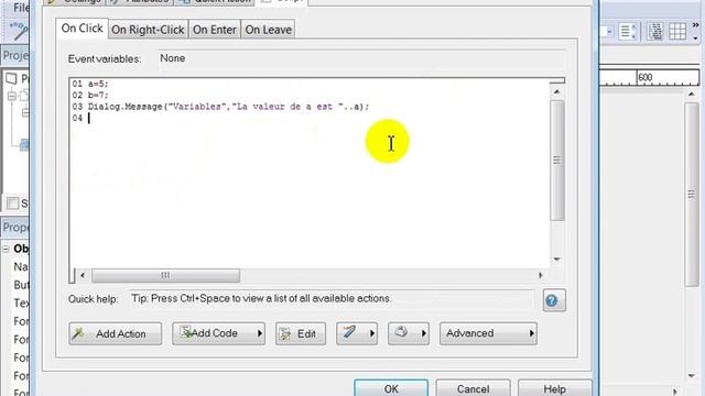 2 - Les variables -Script Autoplay Media Studio-