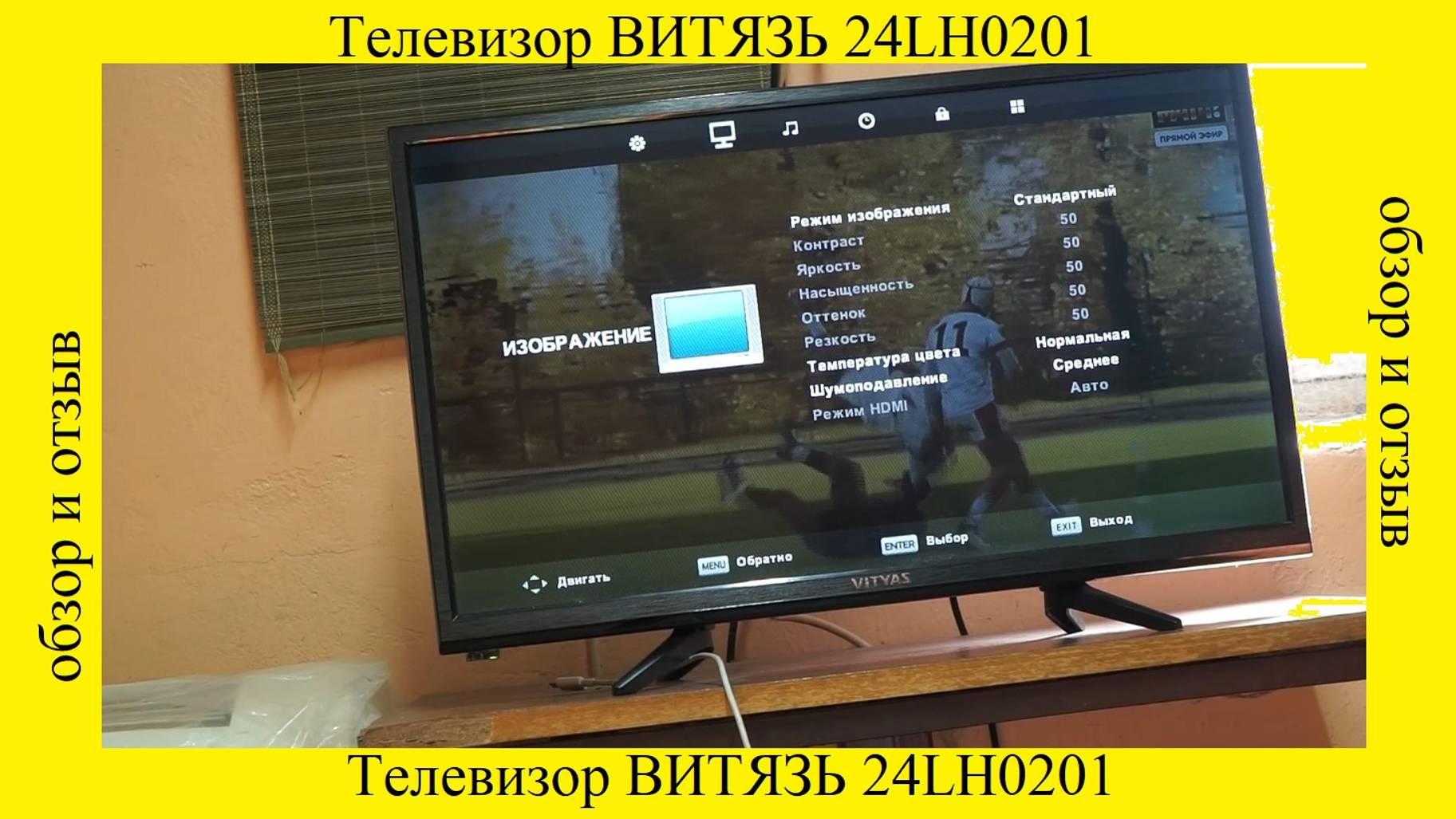 Телевизор ВИТЯЗЬ 24LH0201, 24(61 см), HD обзор и отзыв