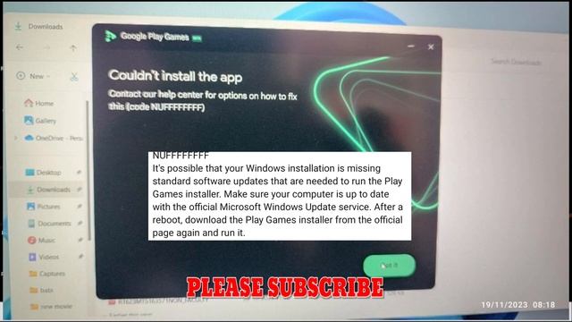 An error occurred during installation in google play beta pc All Error code solution #googleplaybet