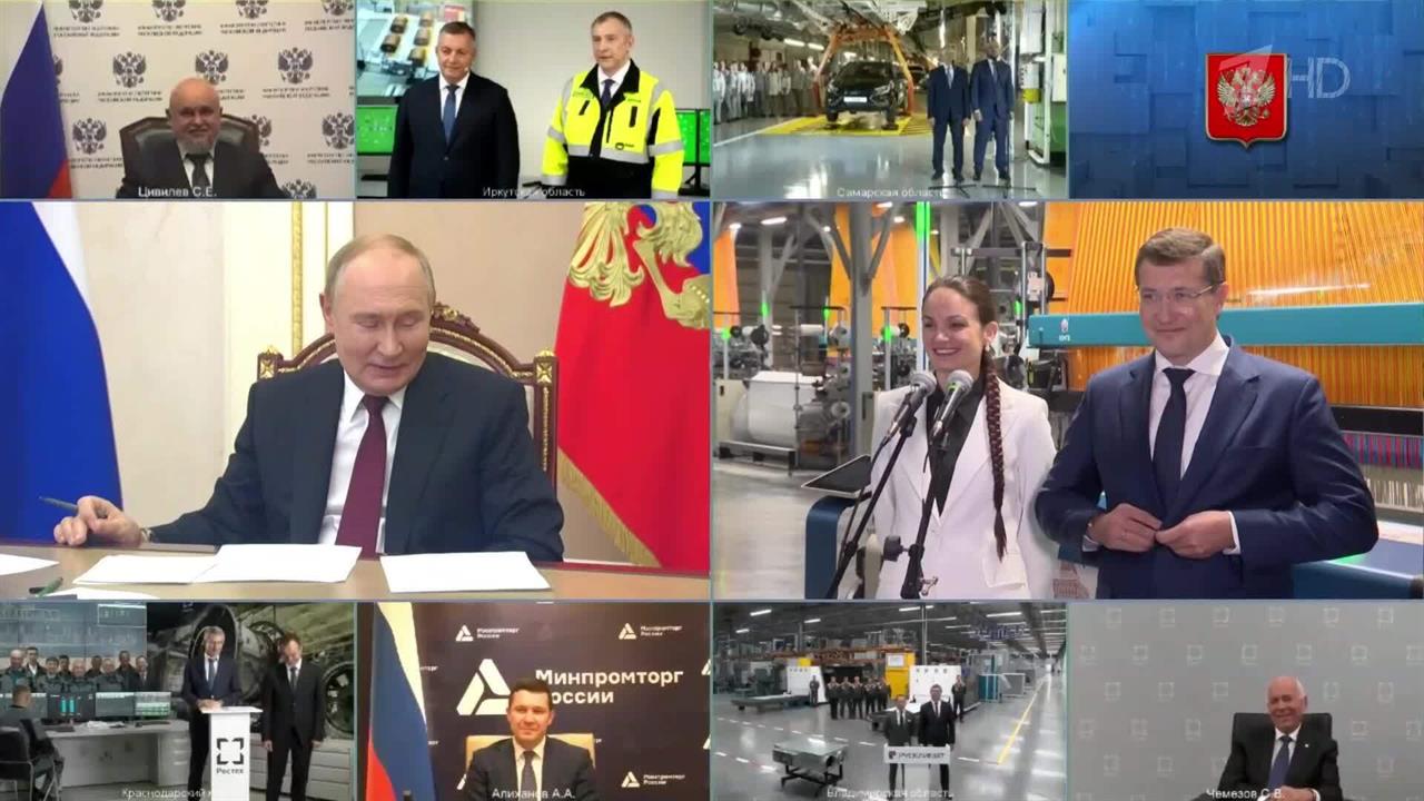 Путин шутливо поинтересовался чьего производства "костюмчик" губернатора Никитина