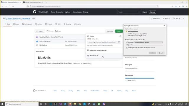 BlueUtils Download Tutorial(Scratch Utils for RlBot).