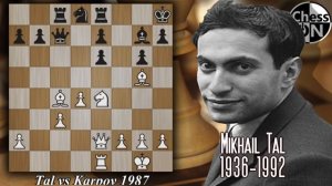 Game of the Day! Tal vs Karpov 1987