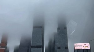 🌫️ Сегодня утром Москву накрыл туман.