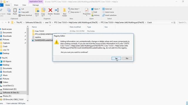 Creo 7.0 Installation