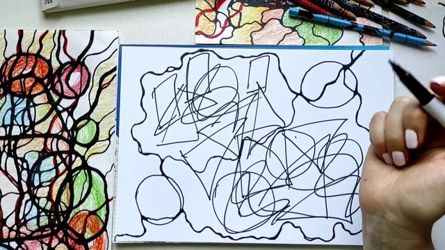Как выйти из безвыходной ситуации | НЕЙРОПРАКТИКА + ТЕТАХИЛИНГ | Потоковое рисование