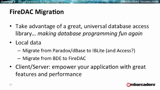 Modernizing C++ VCL Applications