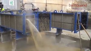 Barriquand Platular heat exchanger Cleaning