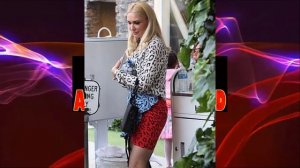 GLAMOROUS!! GWEN STEFANI In Minidress For Mother's Day With BLAKE SHELTON & Her Family In LA