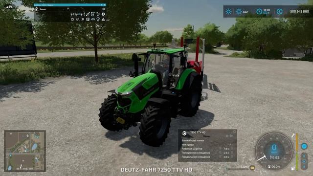 FS 22 Мод(ная) рубрика. Courseplay_ oбмотка и сбор тюков(720P_HD)