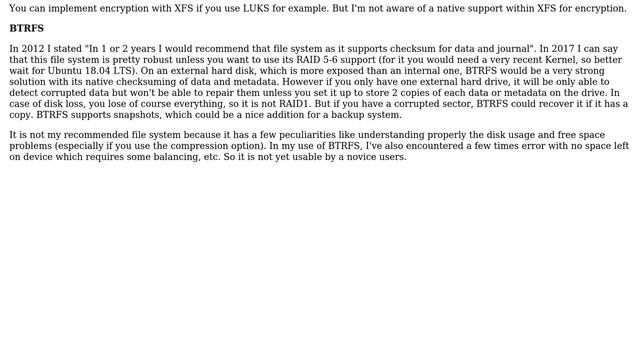 Ubuntu: XFS or ext4 on external hard drive (5 Solutions!!)