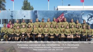 "Тыыннаахтар умнубат сыллара" П.Одорусов тыл., Н.Бойлохов мат. Толорор Майатааҕы норуодунай хор