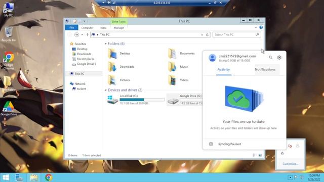 Google Drive Sync on your PC/RDP | Store any file as Local Drive  | God Miner