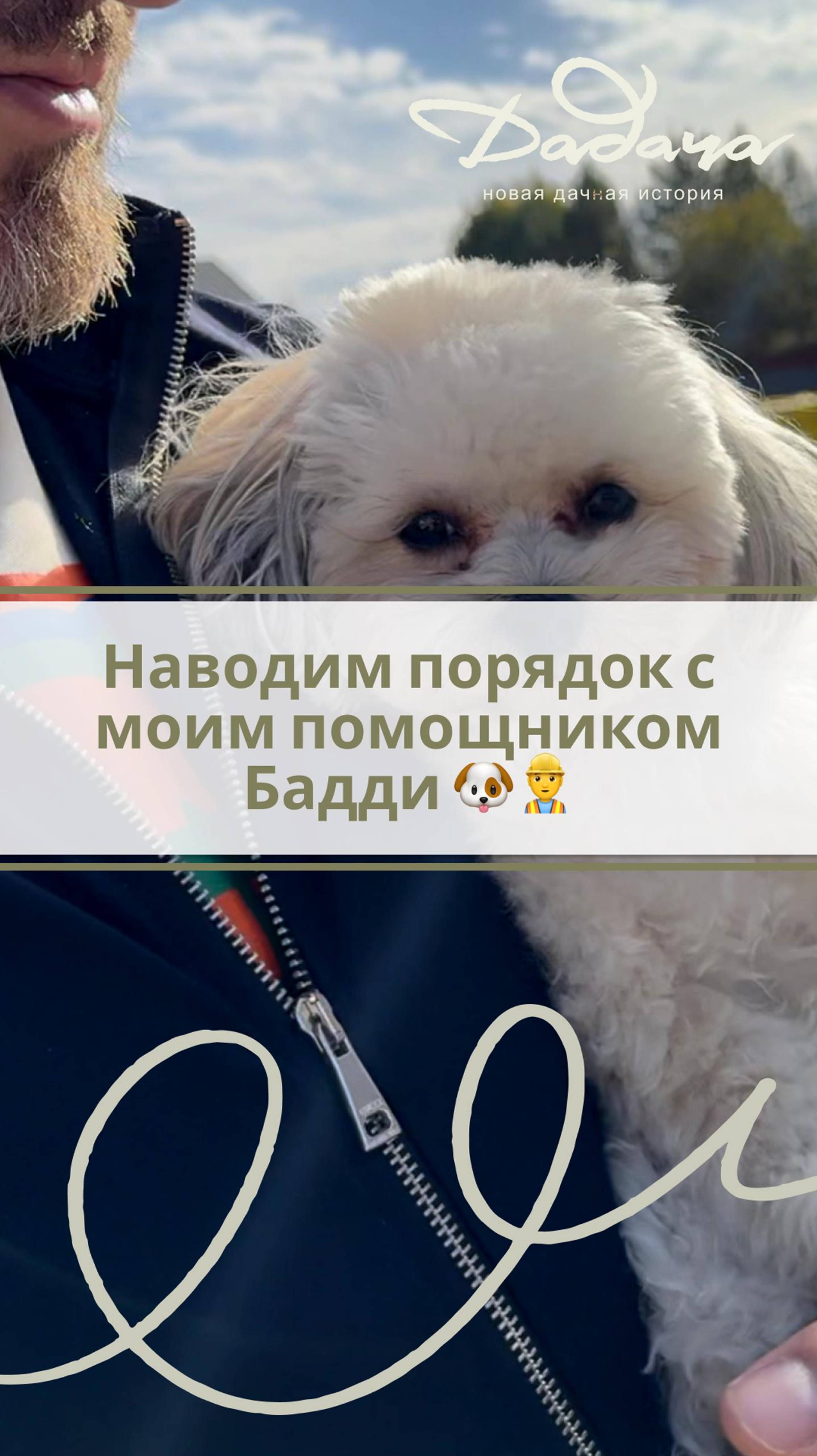 Наводим порядок с моим помощником Бадди 🐶👷♂️
