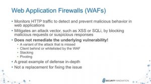 Reducing Application Risk:  What Technology Can & Can't Protect Against