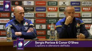 Press Conference: Conor O'Shea e Sergio Parisse | NatWest 6 Nations