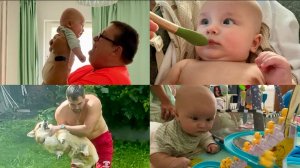 Золотой дедушка! ввели прикорм  🍐почему даю смесь🍼 Стас стал крестным ! покупки Vlog