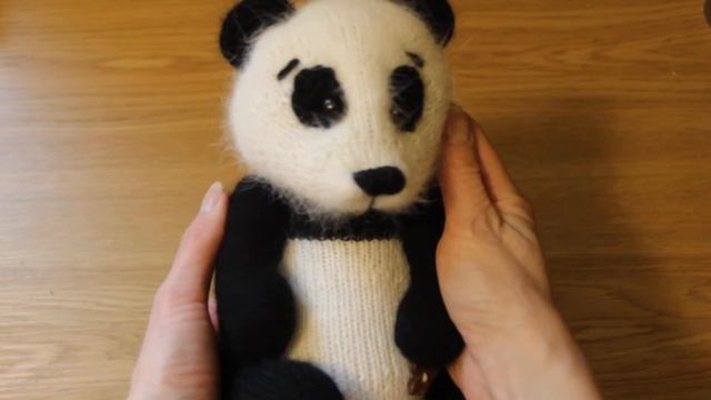 МК панда спицами. Мастер-класс игрушка спицами. Baby Panda knitting pattern смотреть онлайн
