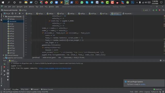 Create High-score System Pygame | Pygame Bangla Tutorial | Cleavercode