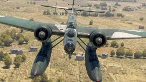 Вылет на Хейнкель He 115 C-1 в VR шлеме в War Thunder. СБ режим.