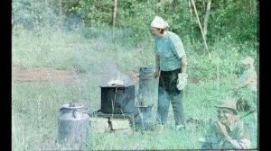 СССР. Отдел исследования строительных материалов на покосе. Фото Олега Соседко.