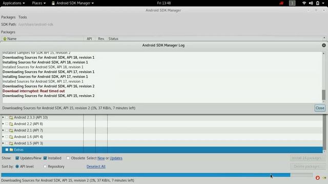 Kali Linux 2.0 Tutorials _ Android-Sdk all about Android Emulator 1005 working......