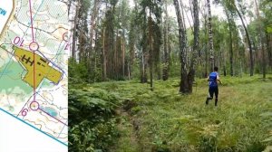 Догнал Пашу на 4 пункте, всю дисташку паровозил за ним (Headcam orienteering №43) 6 км, Юдино
