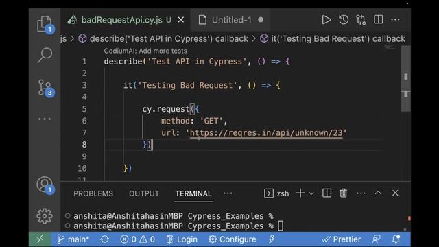 Cypress Interview Questions || How to handle error status code in Cypress