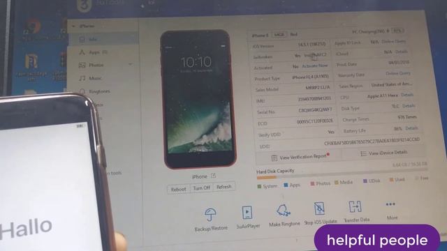 jailbreak iphone 8 8+/x/7plus 14.5.1 , 14.6 and bypass icloud with network checkra1n 0.12.4 смотреть онлайн